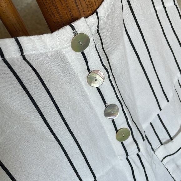 Sancia Cotton Coastal Striped White Jumpsuit - Picture 4 of 13